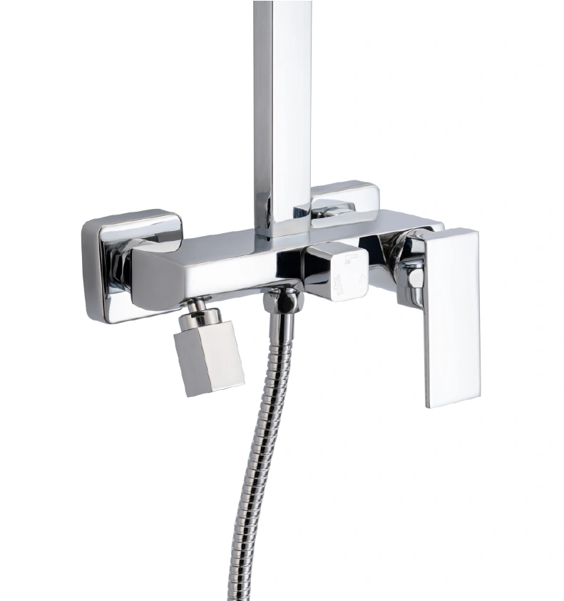 Dušas komplekts ar lietus dušu, FAUCET